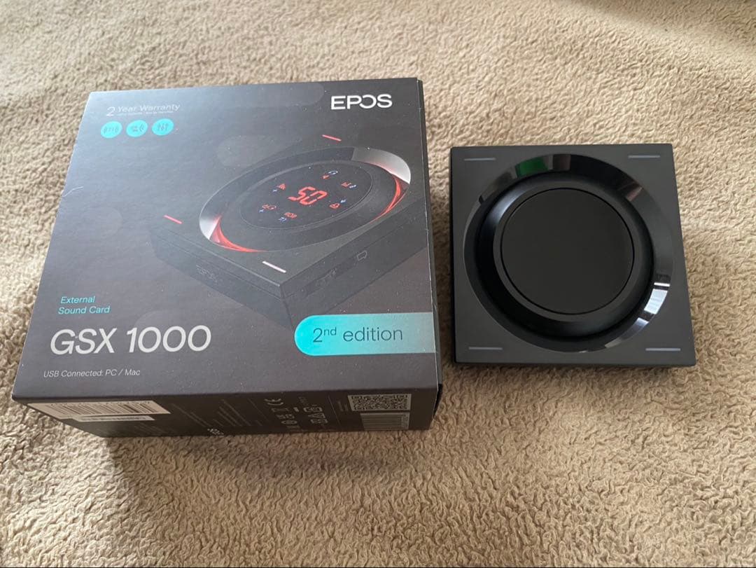 EPOS GSX1000 2nd EditionゲーミングオーディオアンプDAC