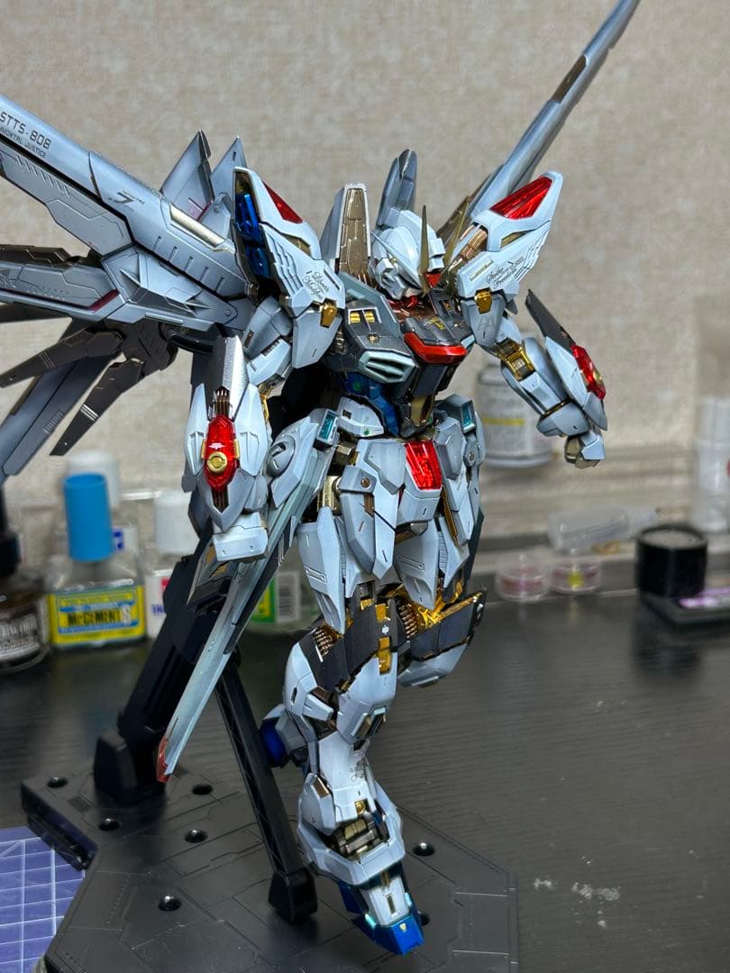 依頼品 MGEX ストライクフリーダム (海外製キット使用) 全塗装完成品