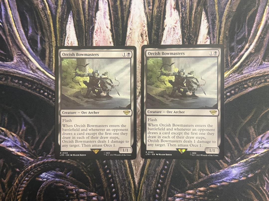 【最安値】MTG　LTR　オークの弓使い　英語版　2枚