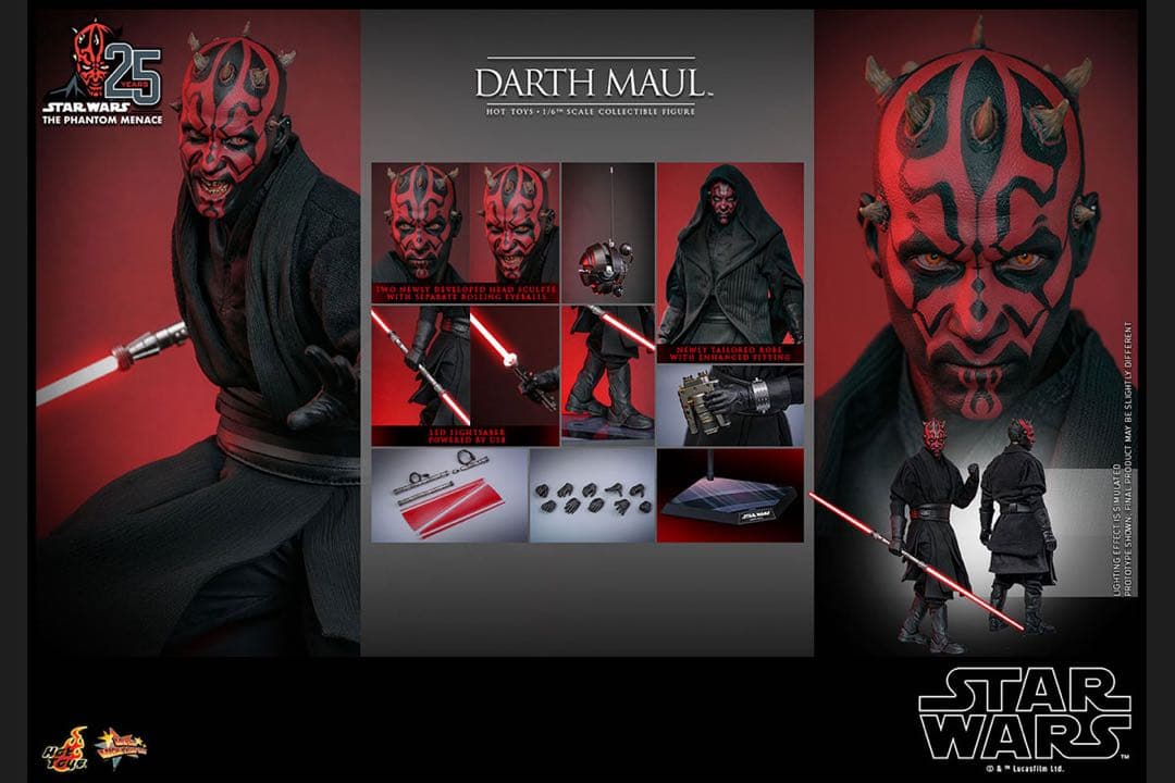 ダース・モール 2.0 ホットトイズ 1/6スケールフィギュア