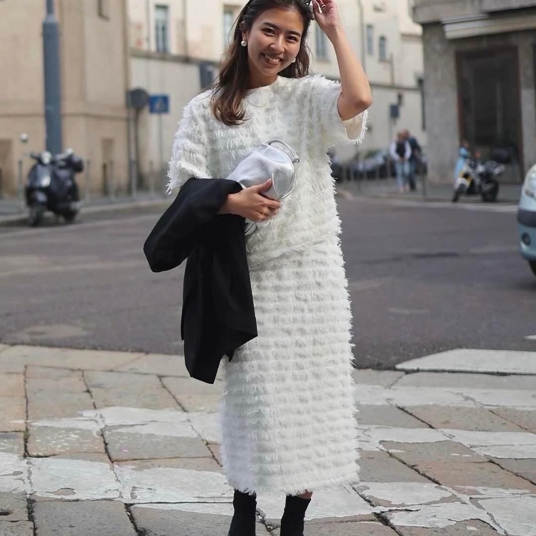 Gypsohila ジプソフィア　フェザースカートFeather Skirt