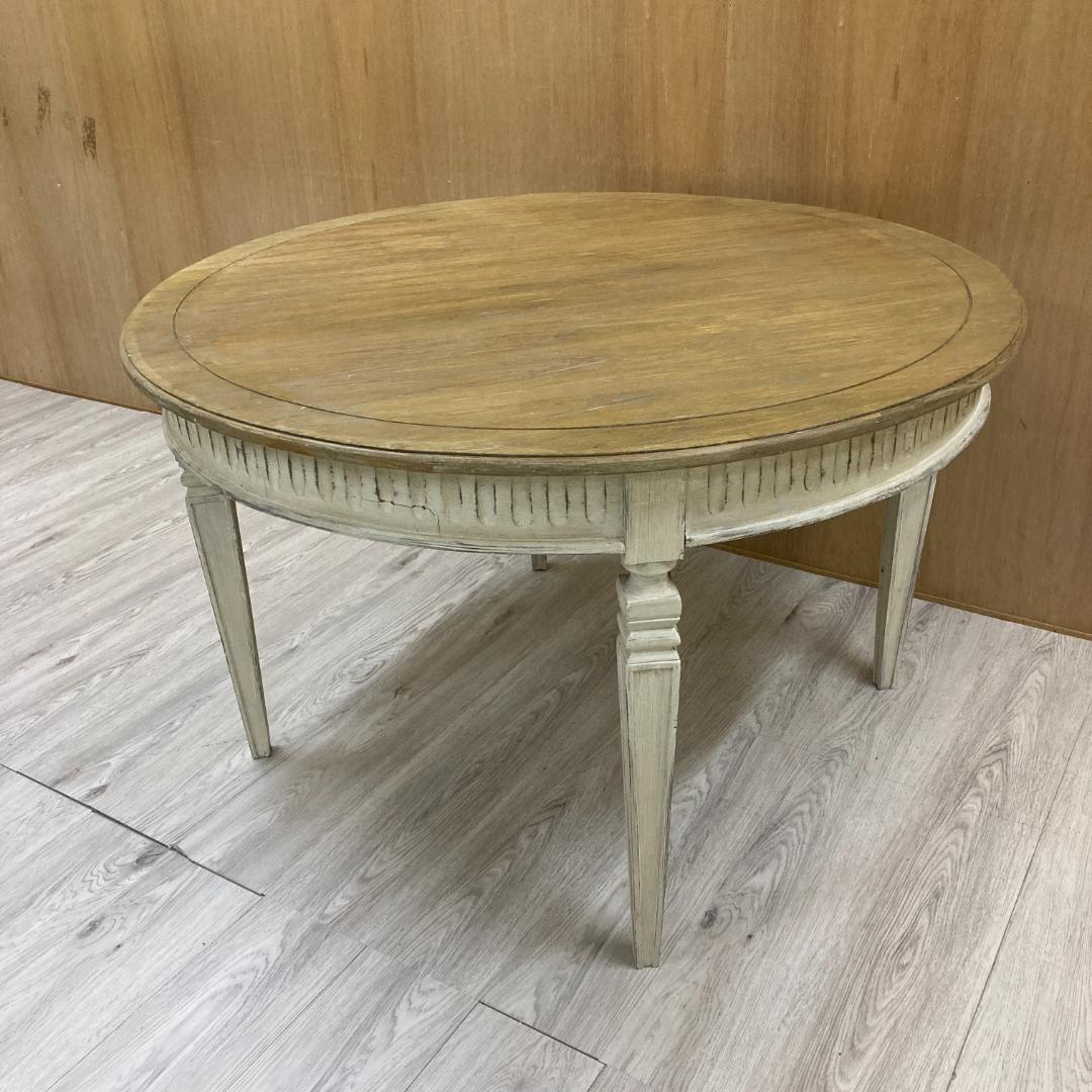 ブランドジュリエ 　ラウンドテーブル 　フレンチ 　シャビー 　丸テーブル