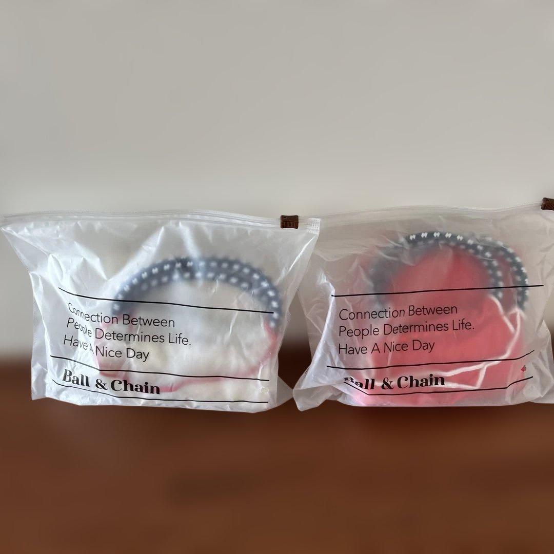 新品　ボールアンドチェーン 不二家 ペコちゃん ミルキー MSサイズ　レッド