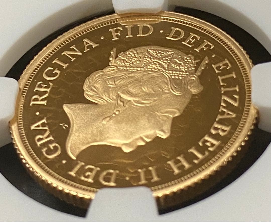 ☆最高鑑定☆2015年 1ソブリン金貨 NGC PF 70 UC