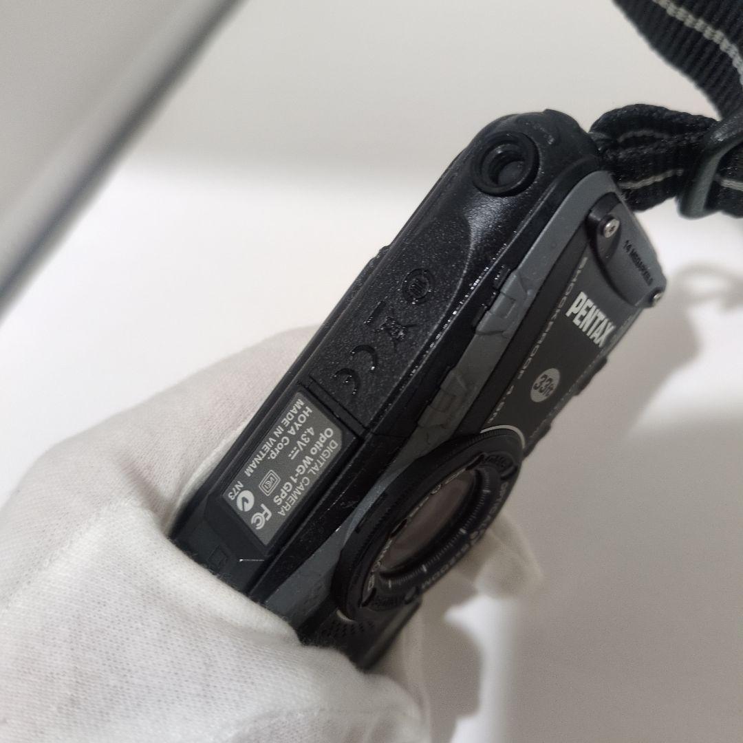 【防水カメラ】PENTAX Optio WG-1 GPS ブラック×グレー