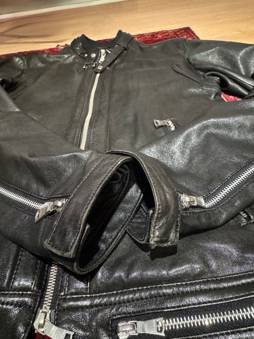 LOVELESS ラブレス ダブルジップ　シングルライダース M