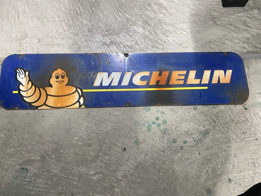 MICHELIN ビバンダム サイン ガレージ フランス　アメリカン雑貨