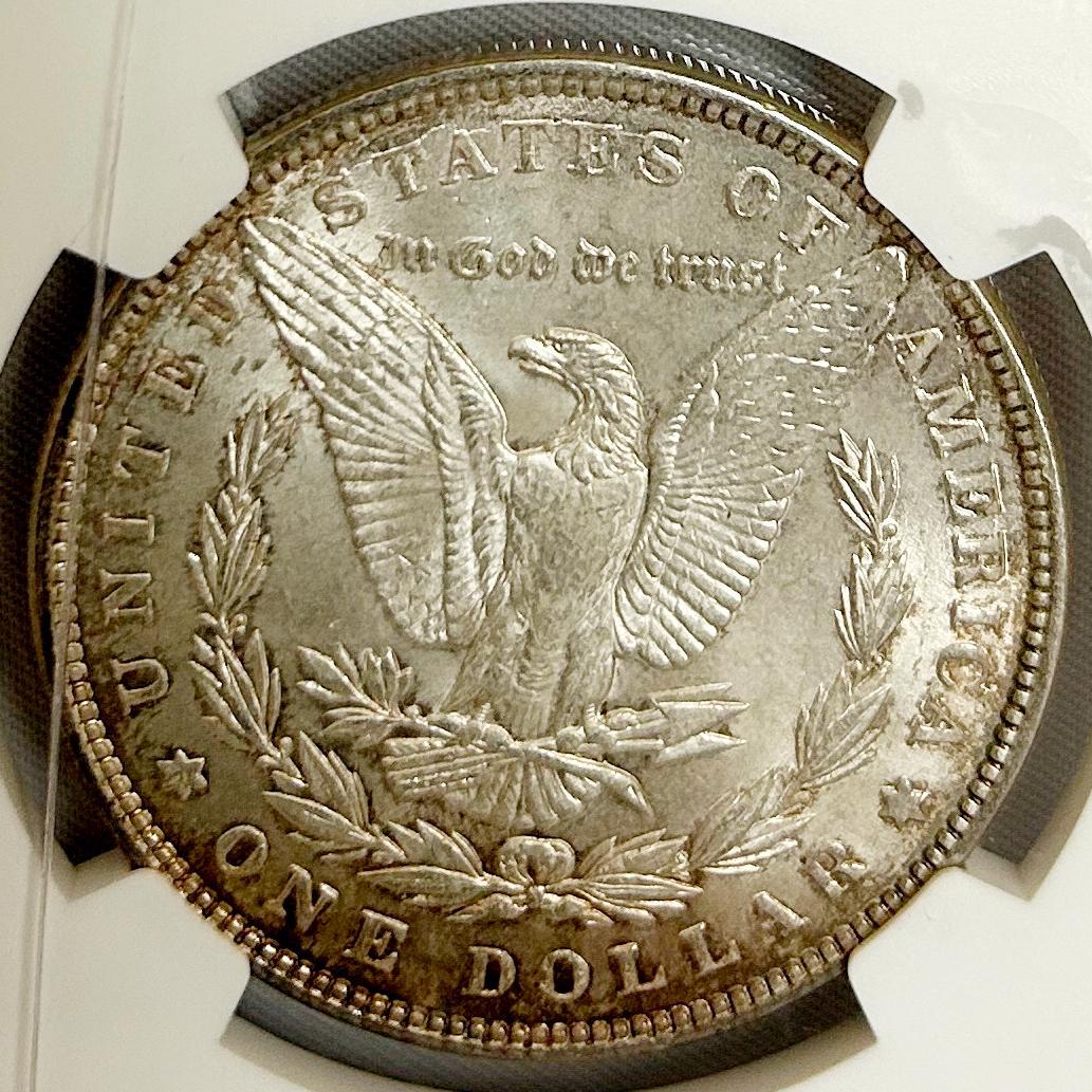 1887年 MORGAN SILVER DOLLAR アメリカ　NGC MS63