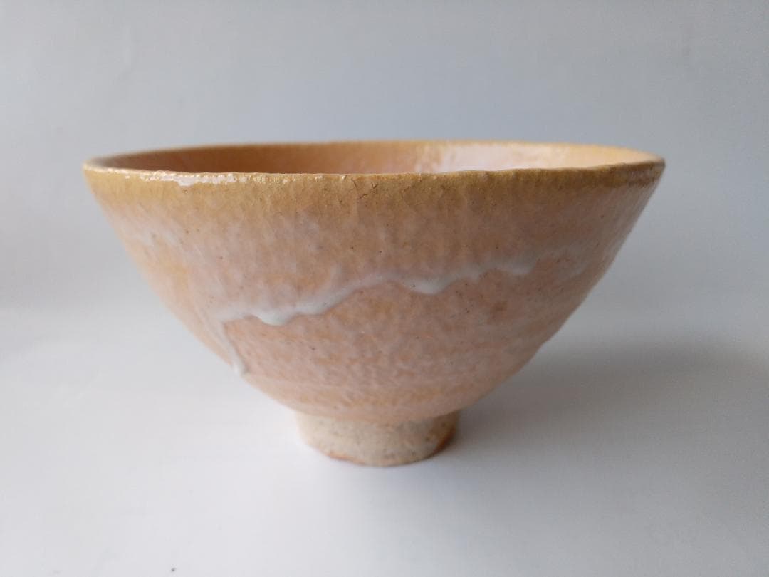 萩焼 茶碗 北浜山 御台場窯 渋谷泥詩 共箱 共布 栞 茶道具 抹茶碗 新品