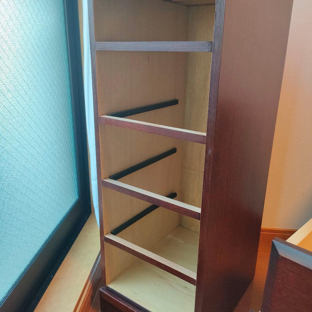 5段チェスト　日本民芸　高級感 幅31奥行き42高さ86センチ　レトロ　昭和