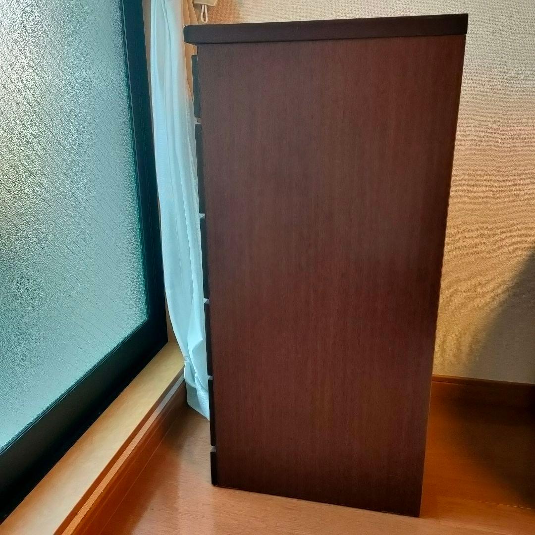 5段チェスト　日本民芸　高級感 幅31奥行き42高さ86センチ　レトロ　昭和