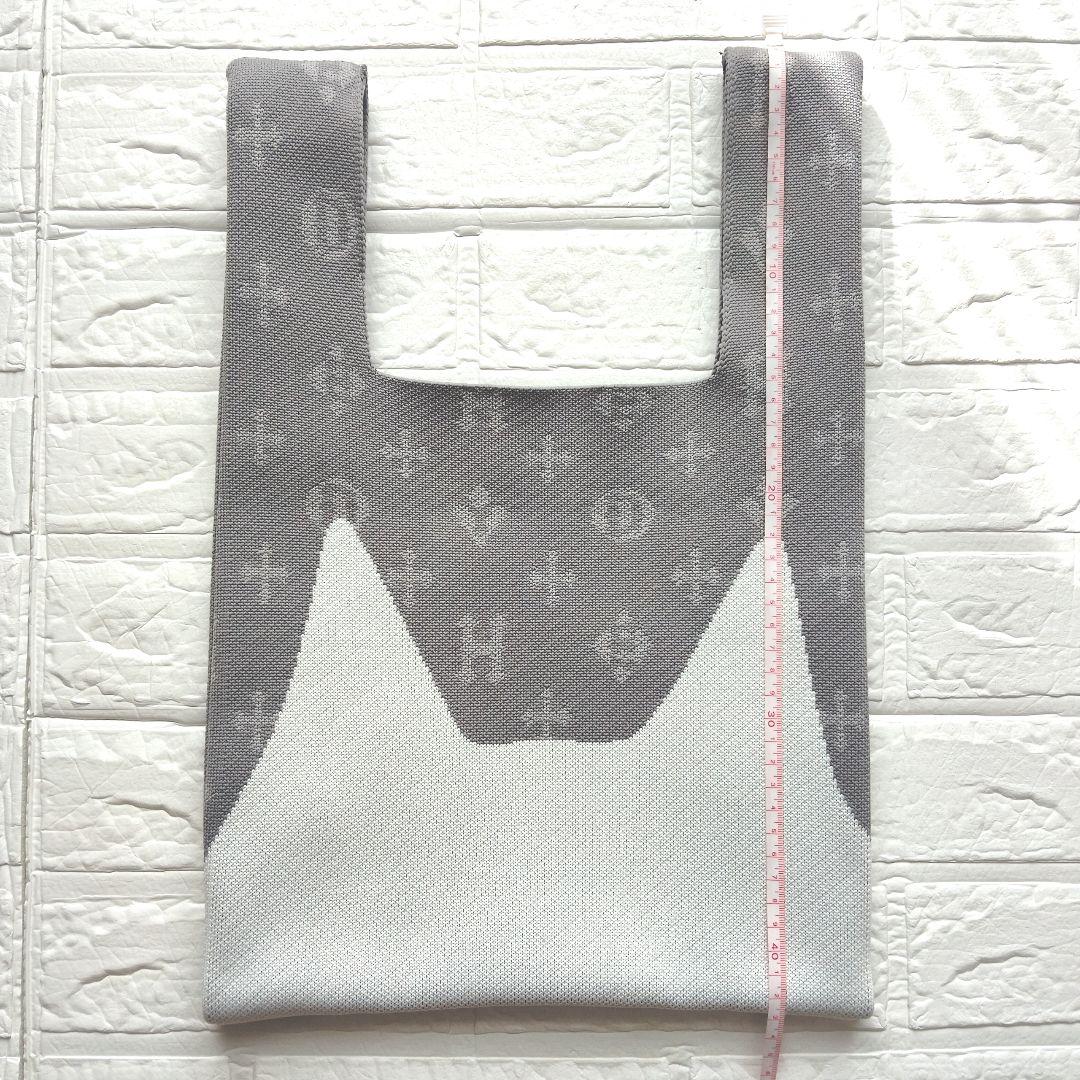 EDYHバッグ Edyh’s ニットバッグ グレー 白 HYDE 黒ミサ 黑ミサ