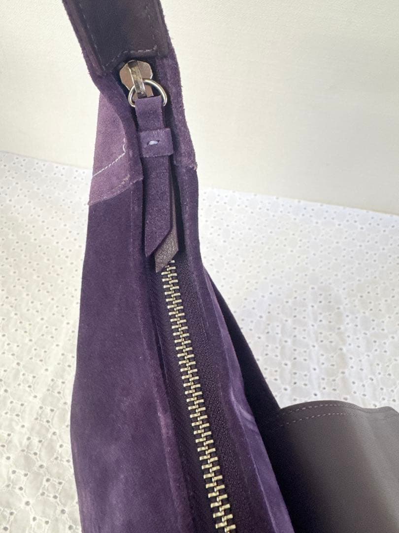 COACH Hamptons Hobo スエード ショルダーバッグ 8A75