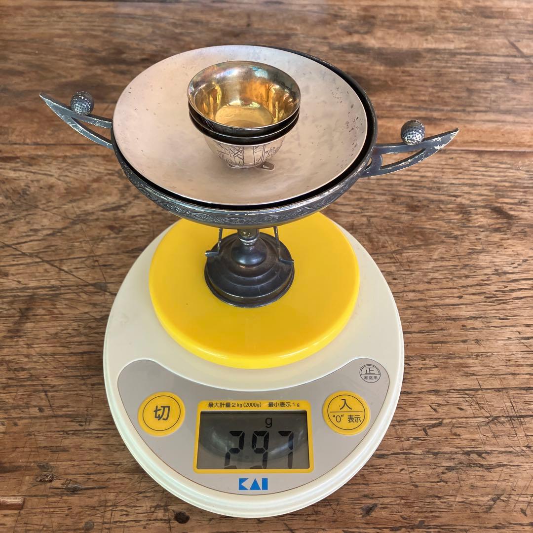 純銀　銀製　盃　カップ　まとめて297g シルバー　SILVER 刻印有り