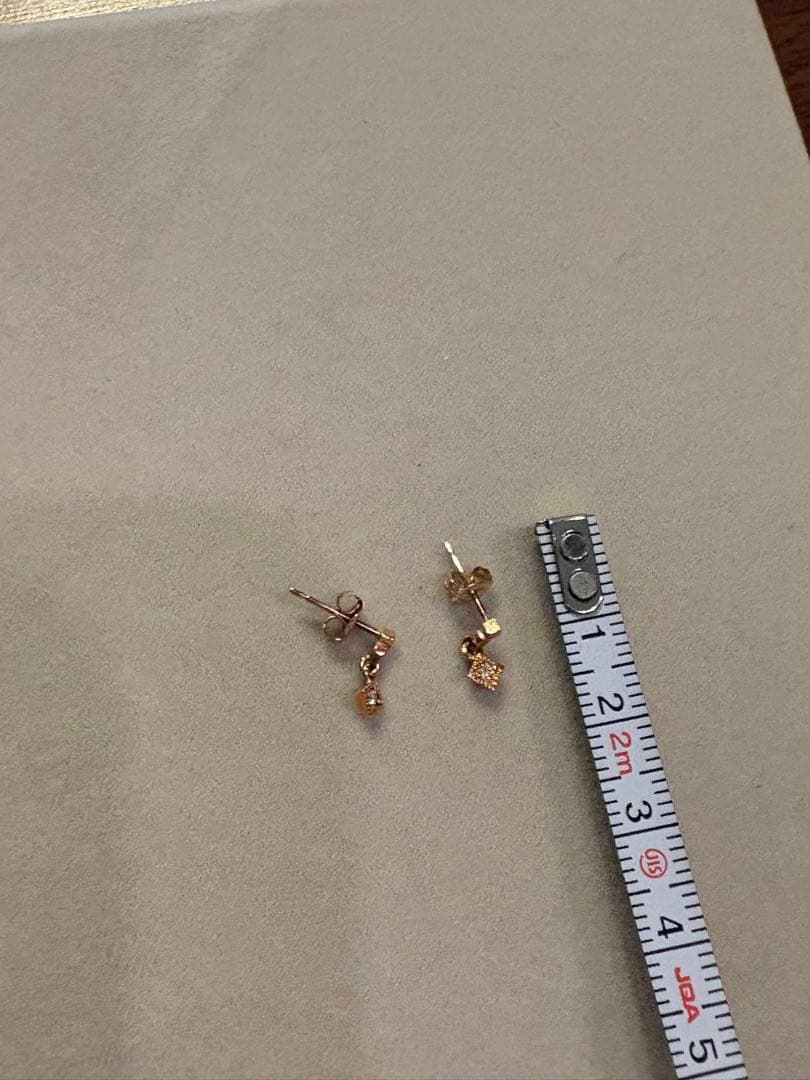 アガット（agate) K10ピアス