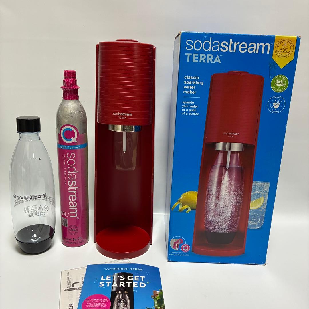SodaStream TERRA ソーダストリーム テラ レッド 展示未使用品