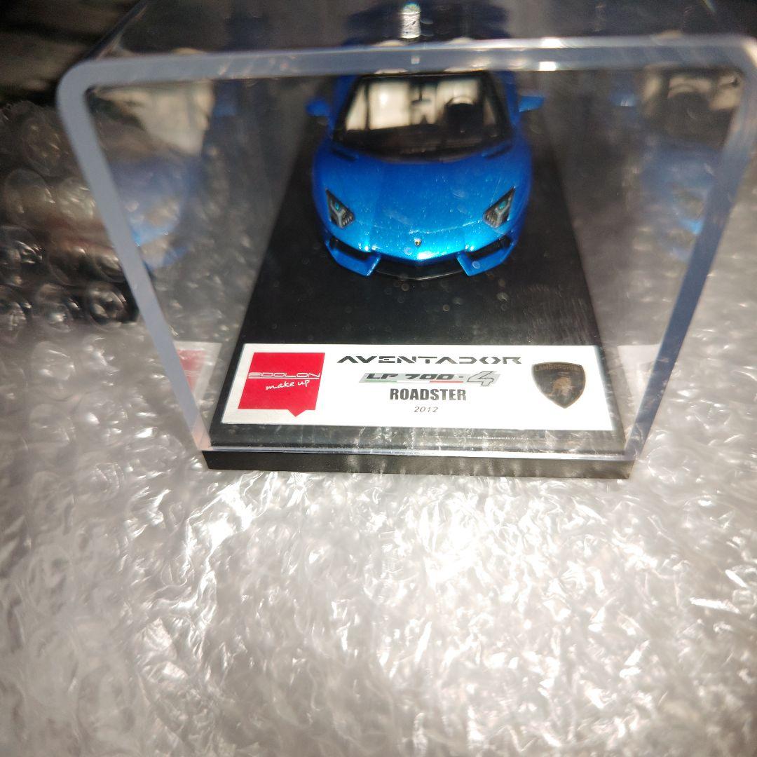 1/43　アイドロン　LP700-4　ロードスター　アヴェンタドール　青