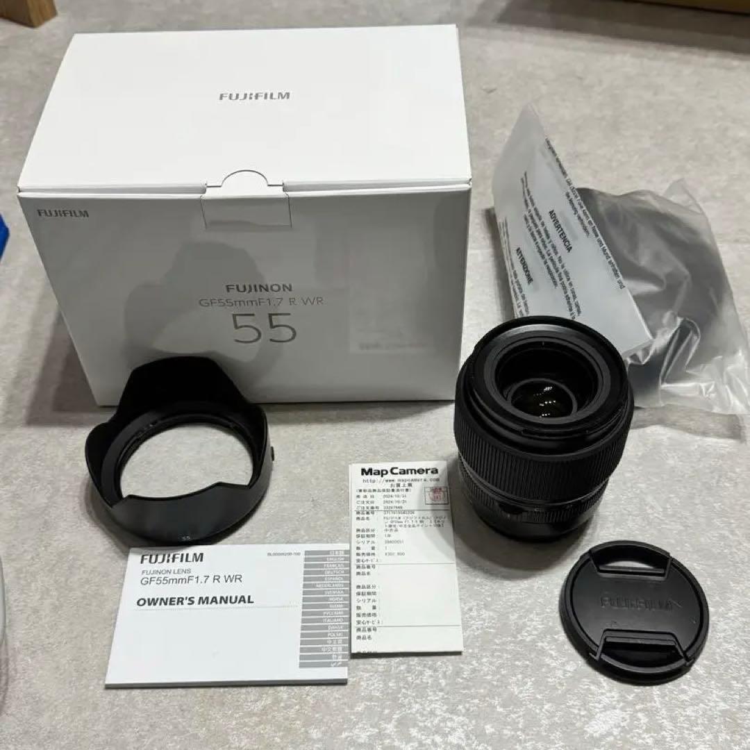 【美品】FUJIFILM FUJINON GF55mm f1.7 R WR
