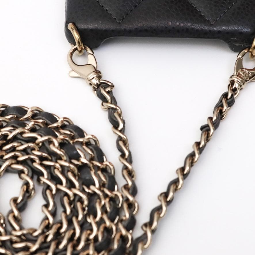 CHANEL マトラッセ iPhone13Proケース スマホケース ブラック