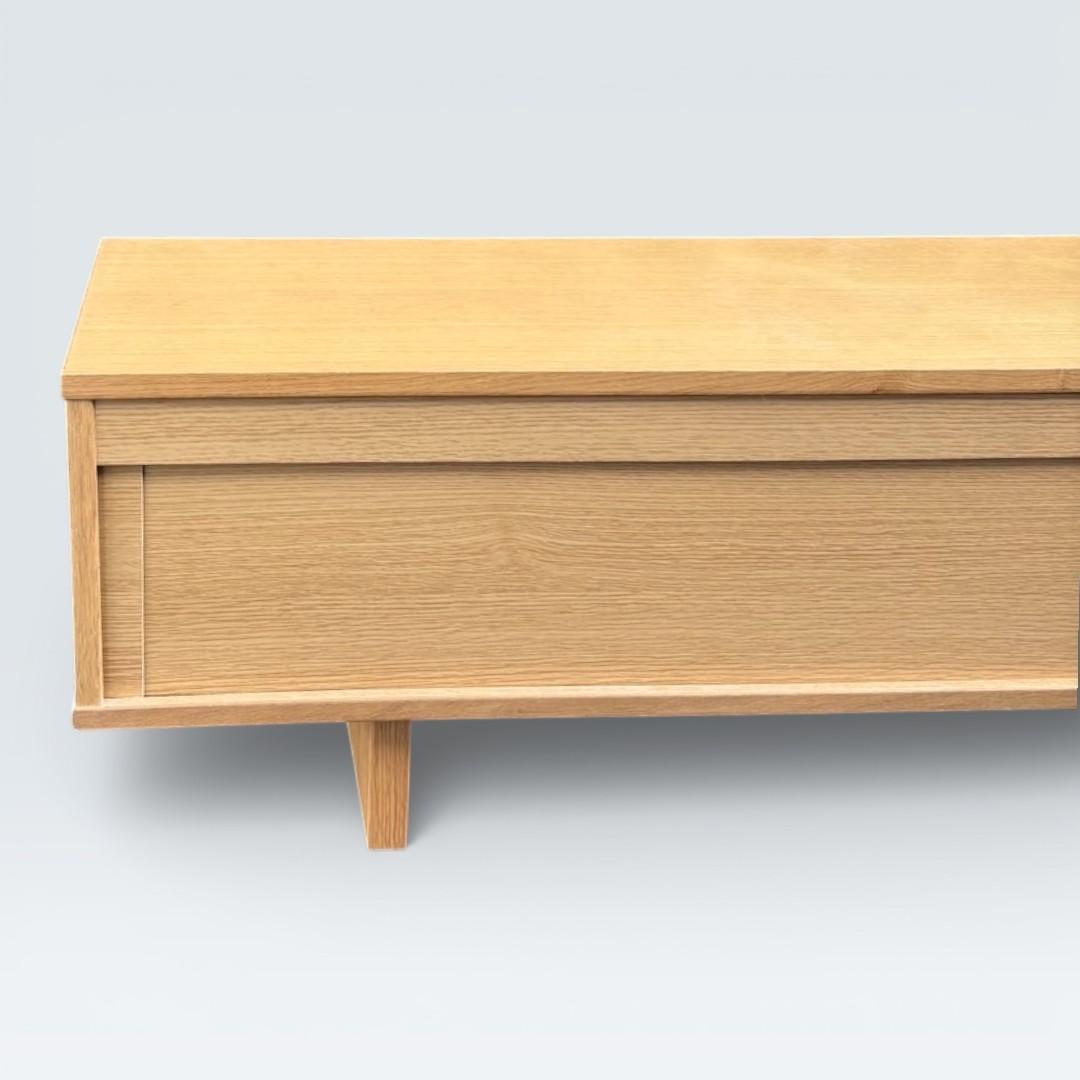 無印良品 MUJI オーク材 AVラック テレビボード 幅150cm たのメル便