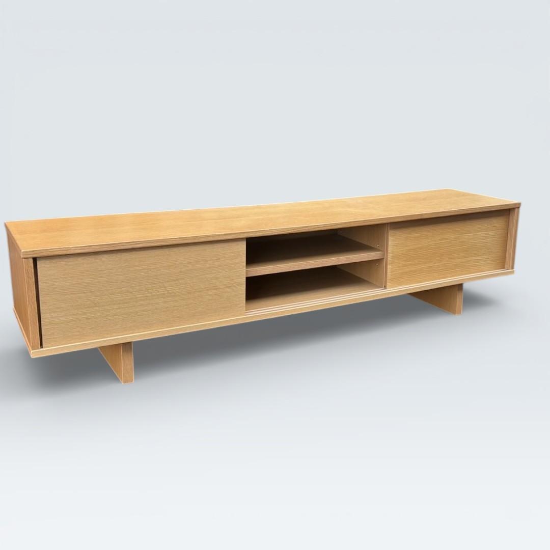 無印良品 MUJI オーク材 AVラック テレビボード 幅150cm たのメル便