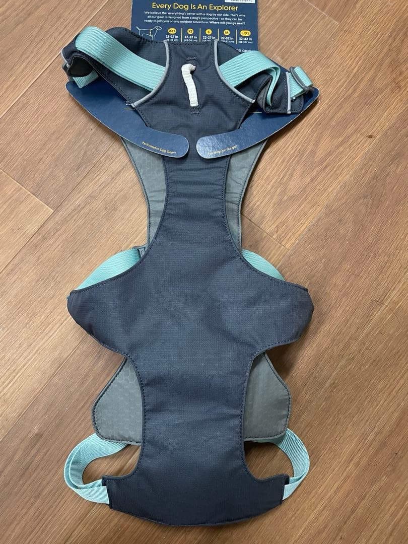 ラフウェア　フラッグラインハーネス　バサルトグレイ　L/XL 大型犬