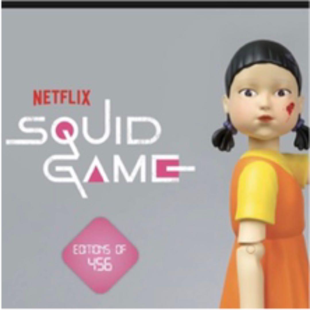 FWENCLUB Netflix イカゲーム ヨンヒ 人形 Squid Game
