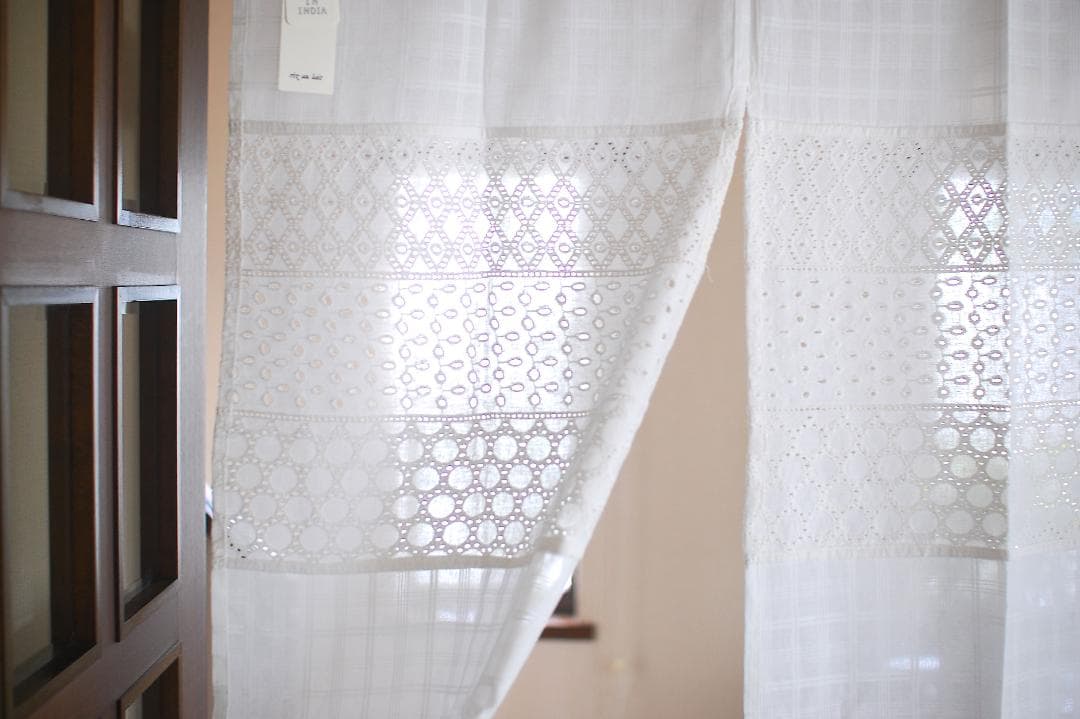 (専用　６枚組）★インド綿★「パッチワークのれんOH８５・１５０」