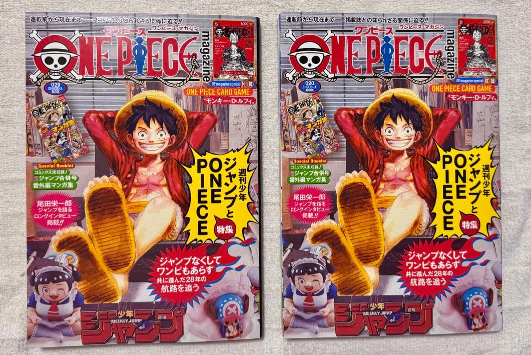 ONE PIECE magazine ワンピースマガジン20号 プロモ付き・2冊