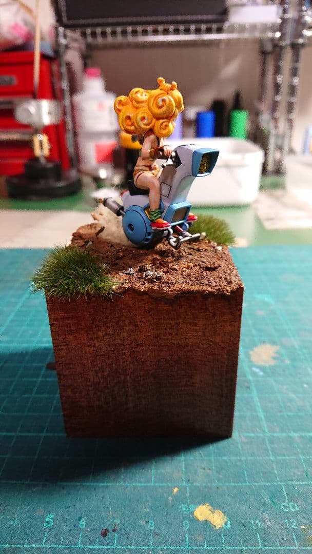 メカコレクション　ドラゴンボール　ランチの一輪バイク