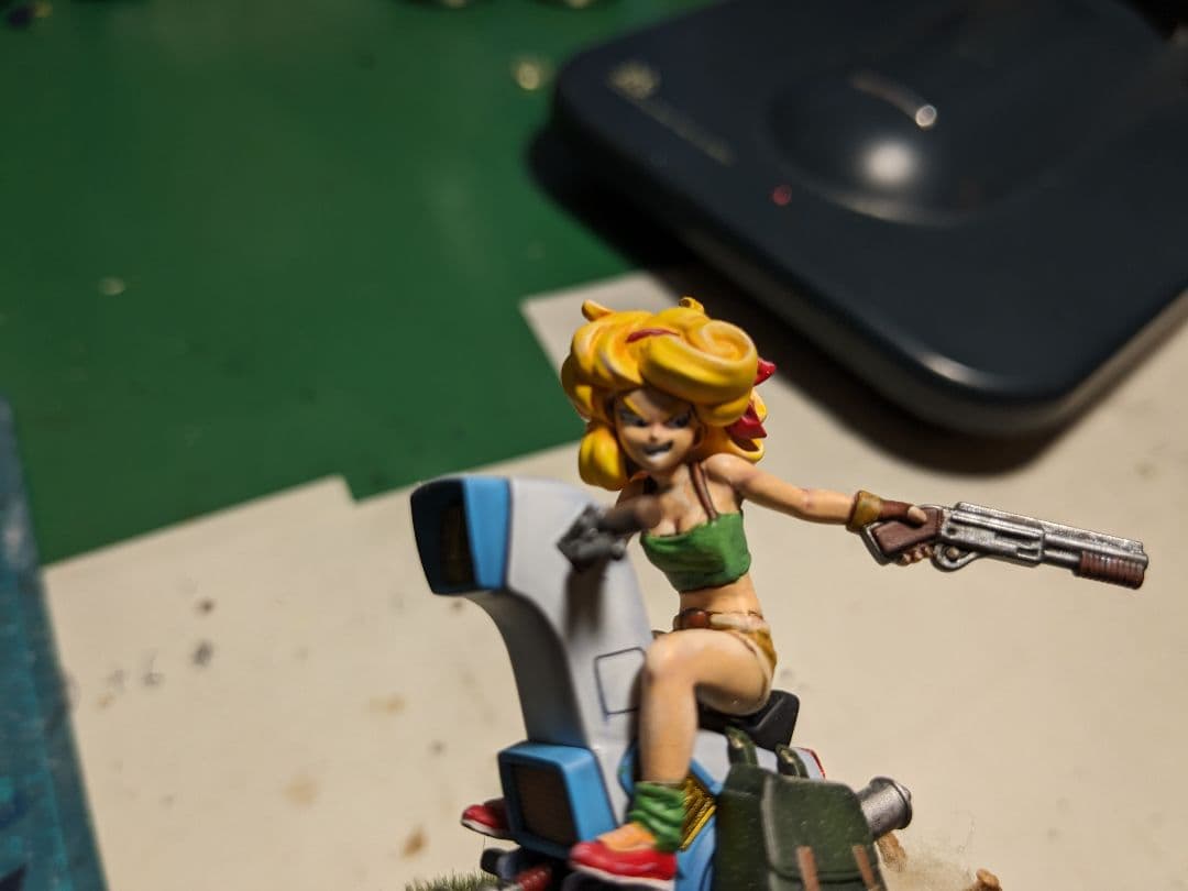 メカコレクション　ドラゴンボール　ランチの一輪バイク