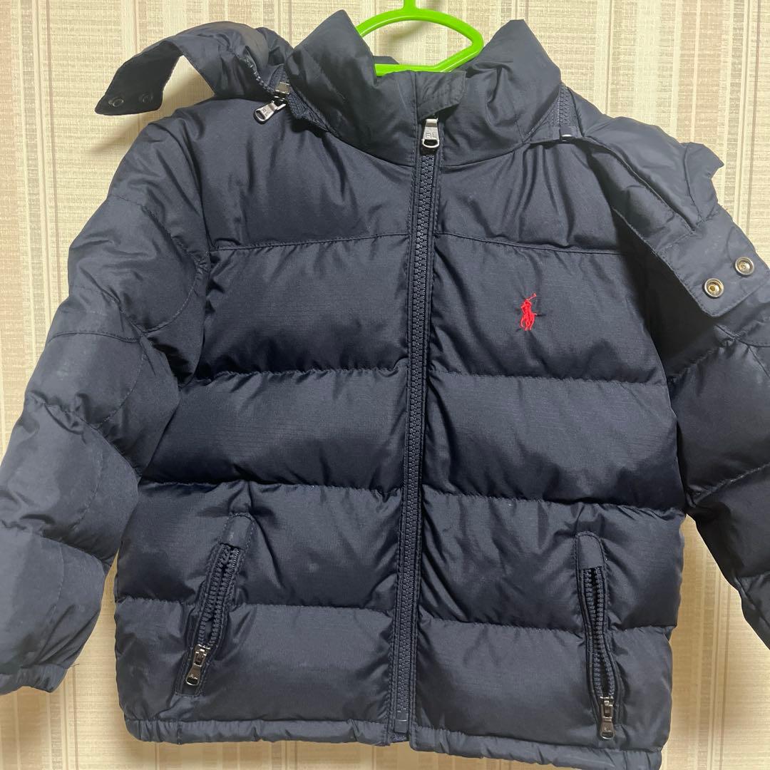 ラルフローレン フード付き ダウンジャケット/ネイビー