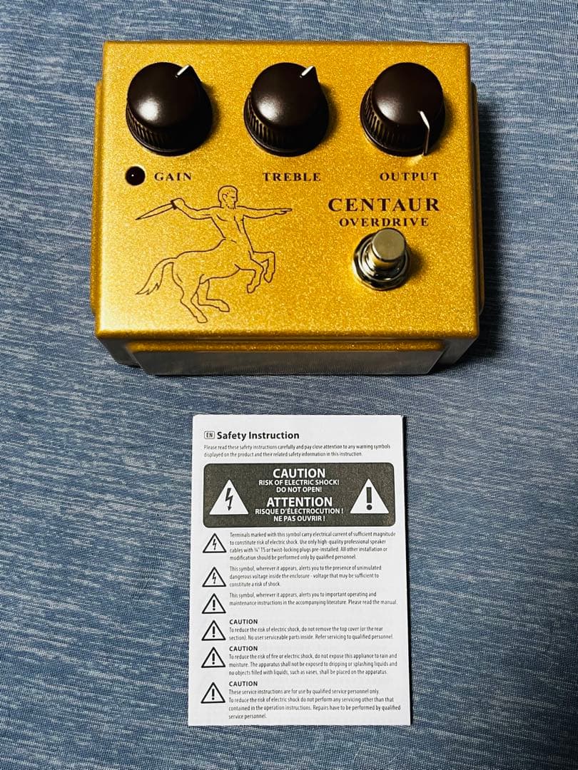 behringer CENTAUR OVERDRIVE 【初期型名称＆デザイン】