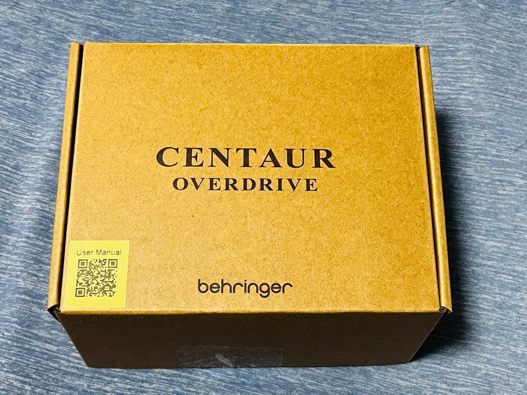 behringer CENTAUR OVERDRIVE 【初期型名称＆デザイン】