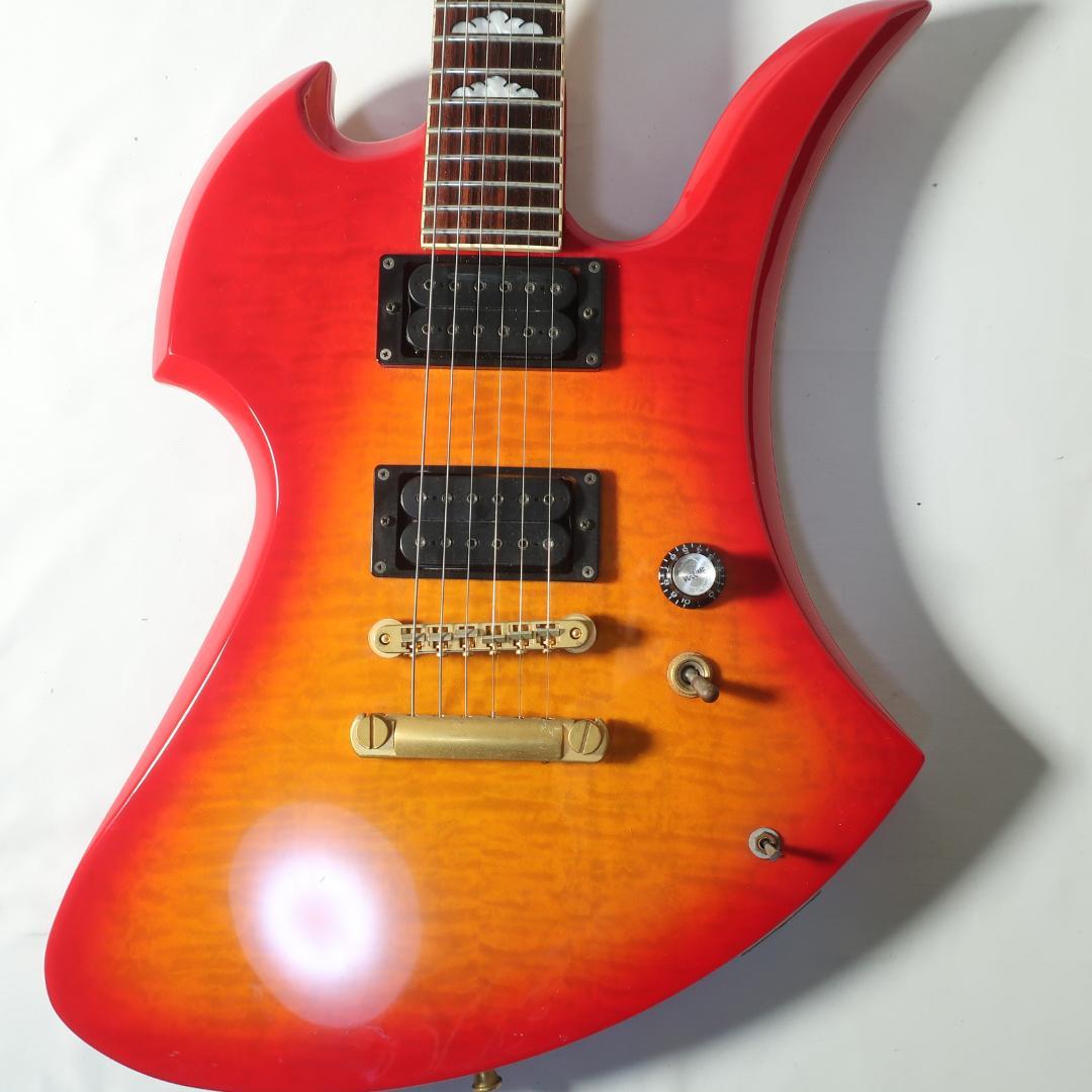 Burny HIDEモデル MG-85X モッキンバード ギター ギグバッグ付