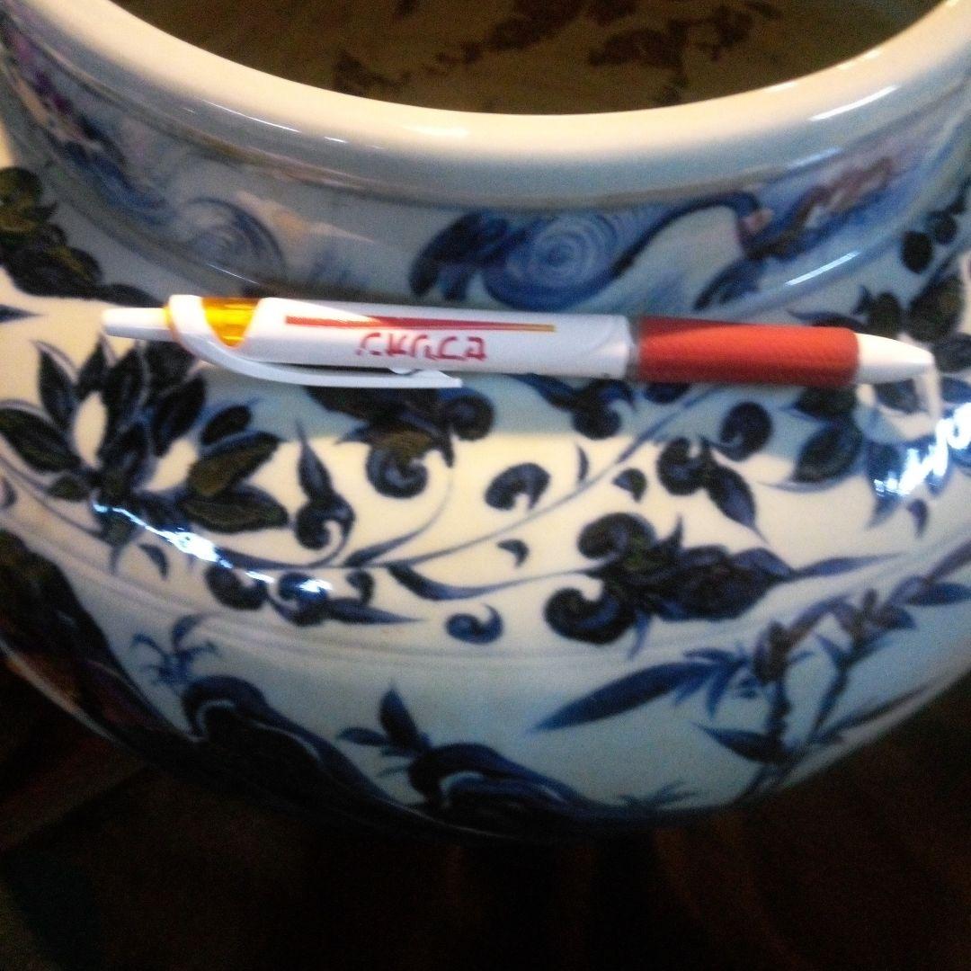 中国陶磁器　元染付 青白磁 陶器 人物と馬の絵柄