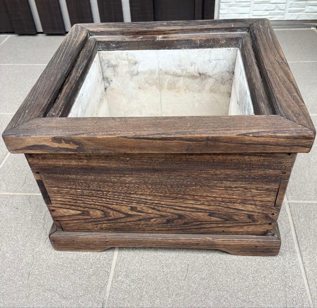 小型火鉢　木製