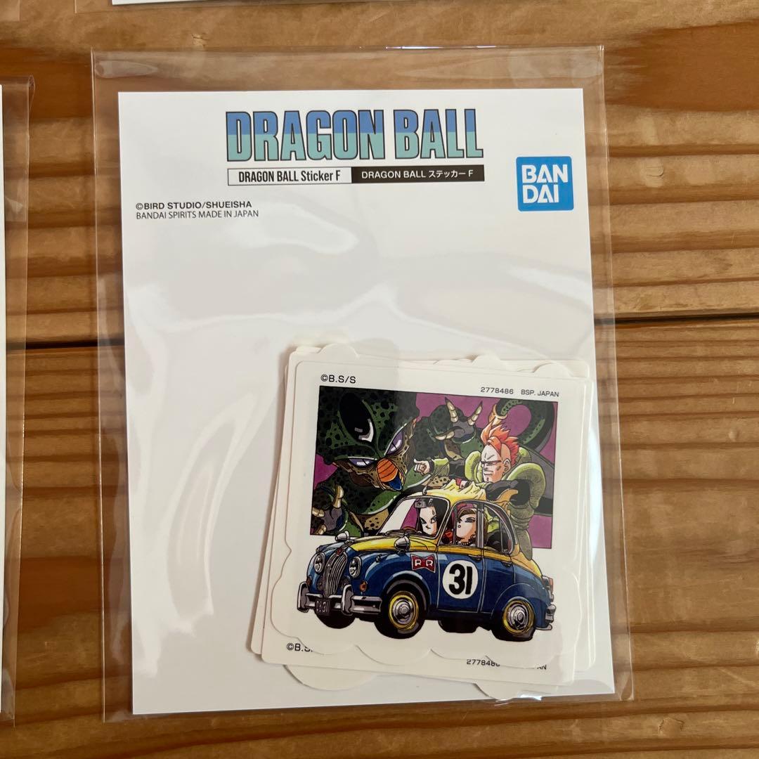 プレミアムバンダイ　原作　ドラゴンボールステッカー　A〜G