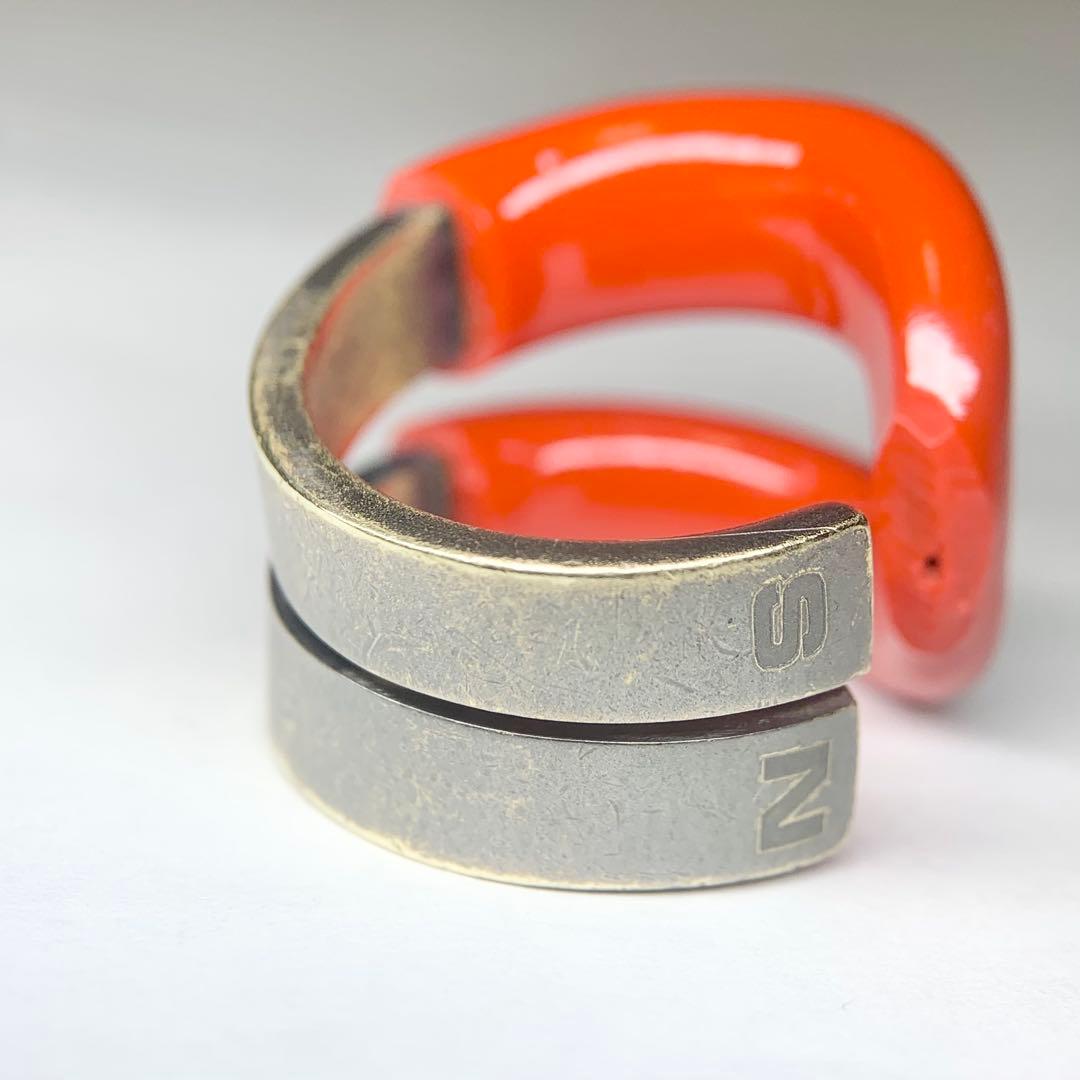 希少 2010AW メゾンマルタンマルジェラ マグネットリング 真鍮 20号相当