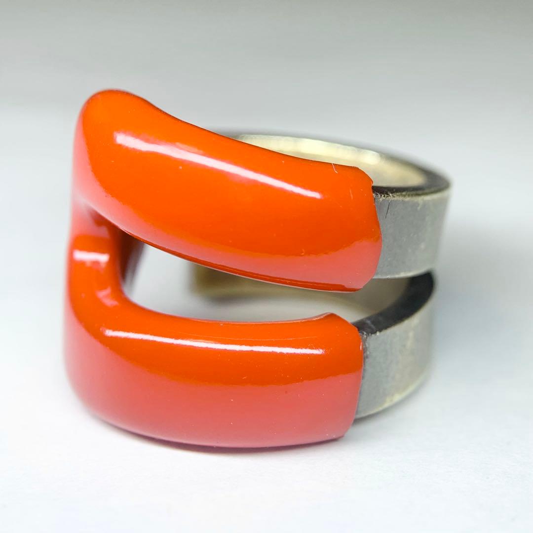 希少 2010AW メゾンマルタンマルジェラ マグネットリング 真鍮 20号相当