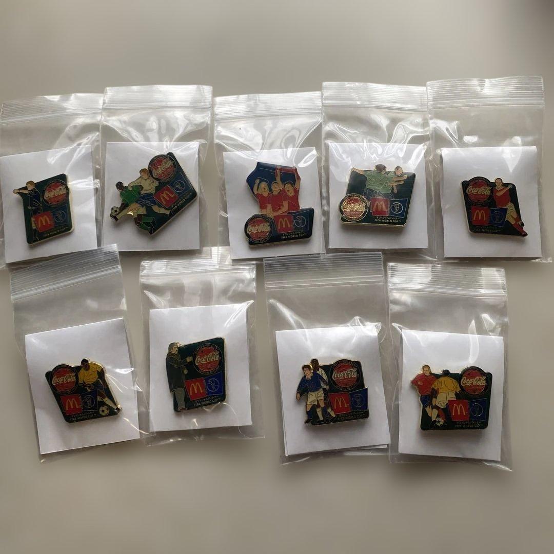 マクドナルド コカコーラ コラボ ピンバッジ オリンピック ワールドカップ