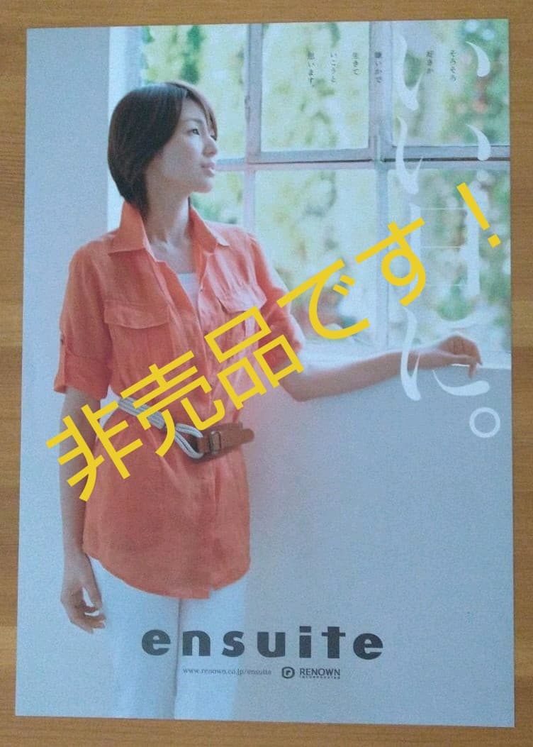 超超超ーっ!!激レア!!!! ❮吉瀬美智子❯イメージキャラクター店頭販促写真!!