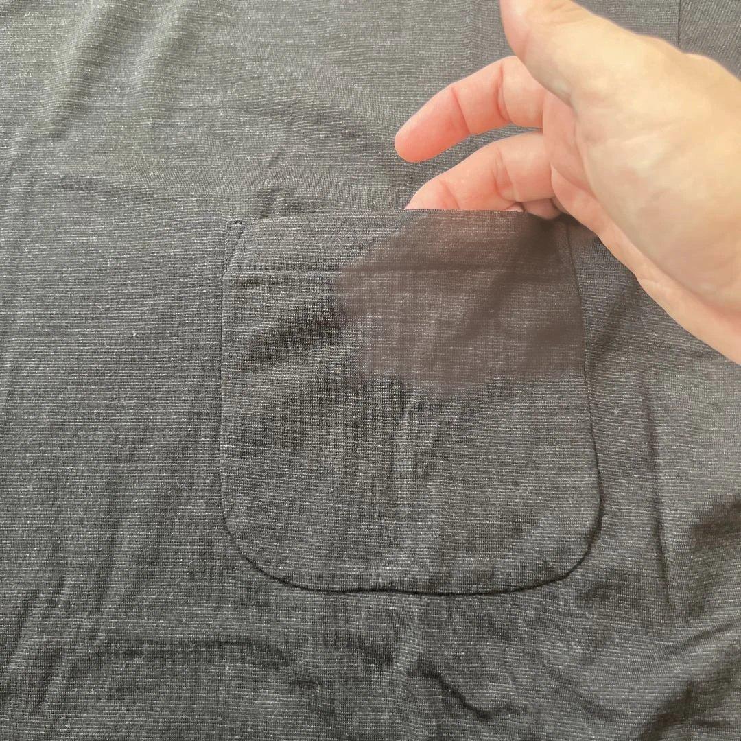 ほぼ未使用　25SS COMOLI サマーウール半袖T 2 チャコール