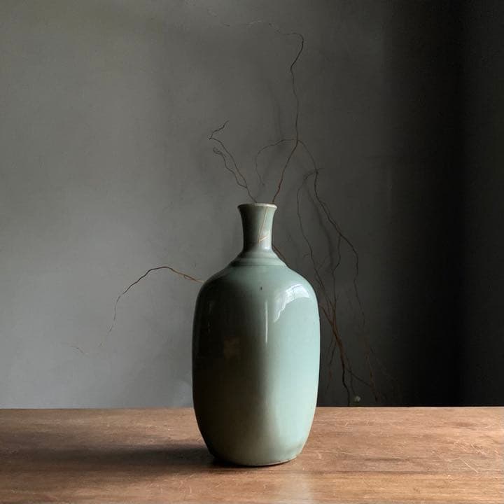 保命酒 徳利 青磁 古美術 古道具 アンティーク