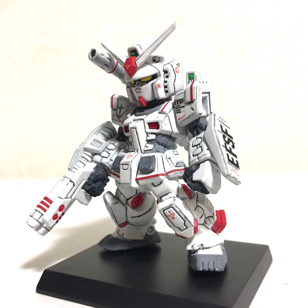 コンバージ 198 フルアーマー ガンダム リペイント 全塗装 ガンプラ