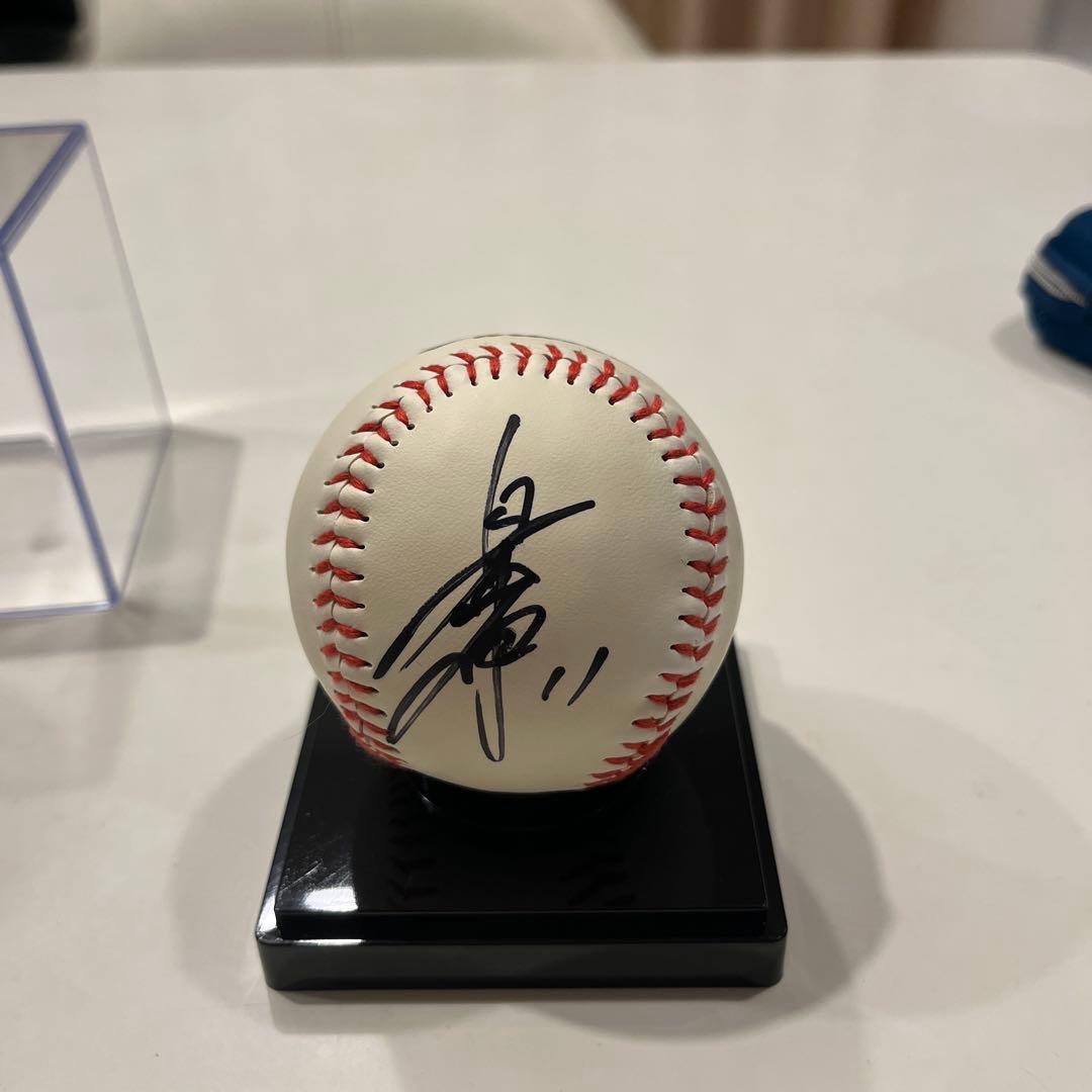 メ*6様 東京ヤクルトスワローズ　11 奥川恭伸選手　直筆サインボール