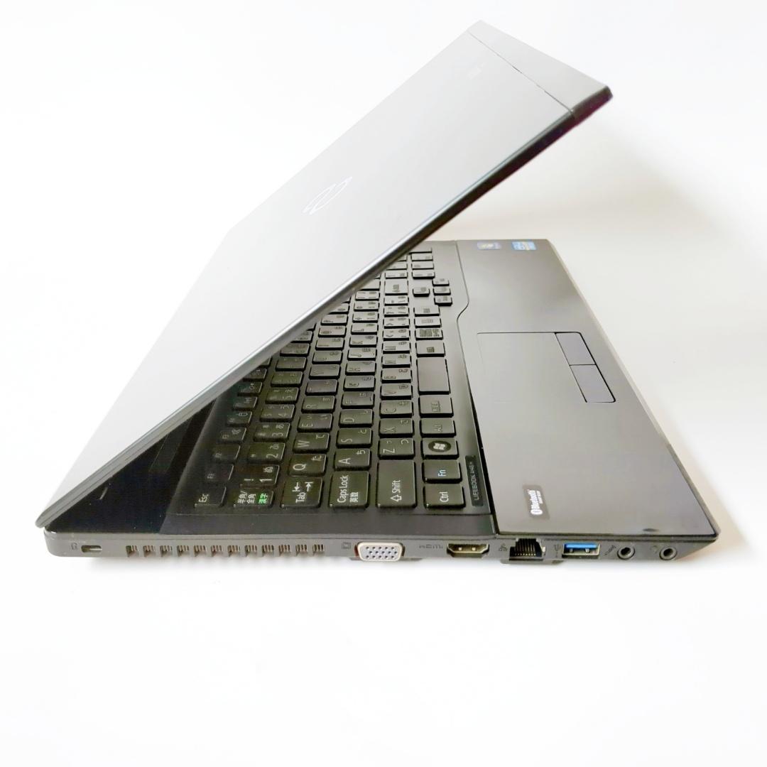 美品✅新品SSD爆速⭐カメラ付⭐設定済で届いてすぐ使える✅ブラックノートパソコン