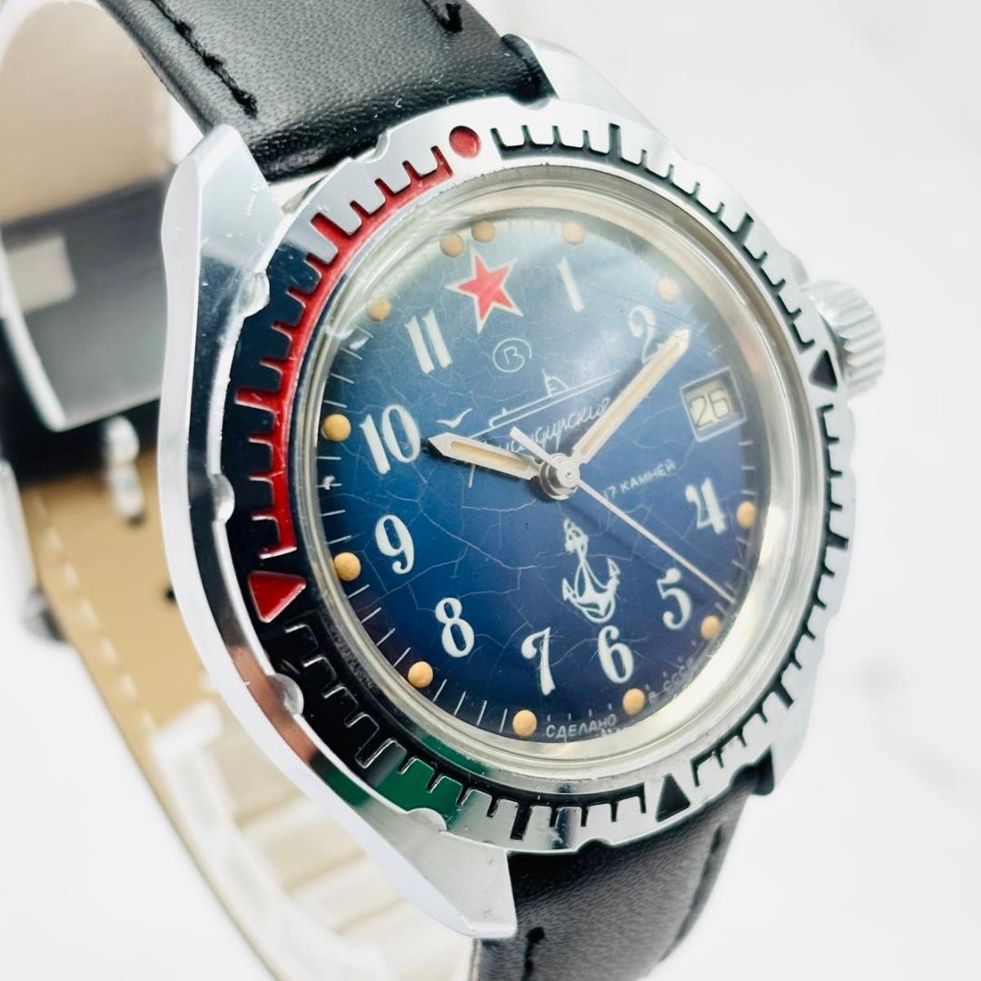 VOSTOK ボストーク コマンダスキー 赤星 ソ連 CCCP メンズ 腕時計