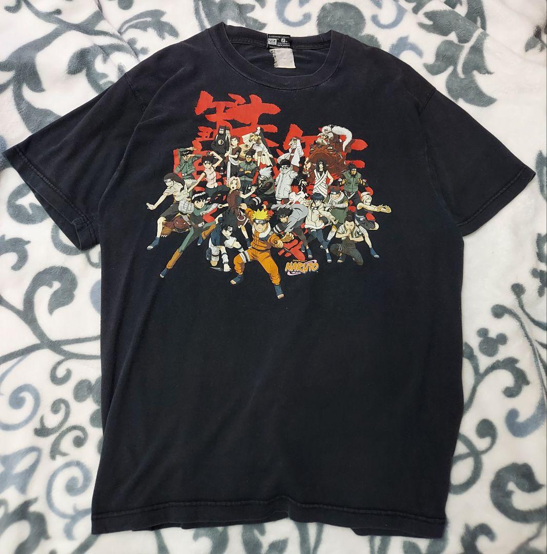 は*と様 00s NARUTO 全員集合 Tシャツ ナルト アニメ XL 海外
