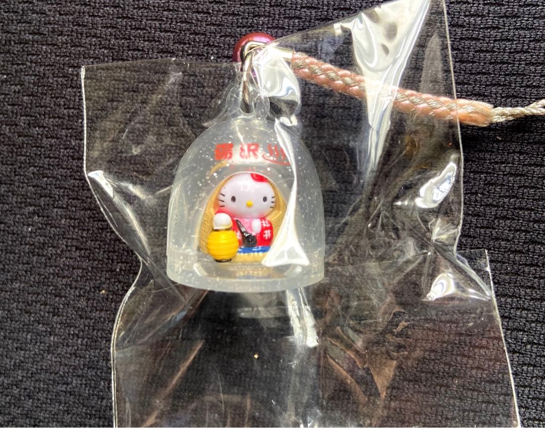 ご当地ハローキティ 根付けストラップ新潟限定激レア ササダンゴン平成レトロ湯沢